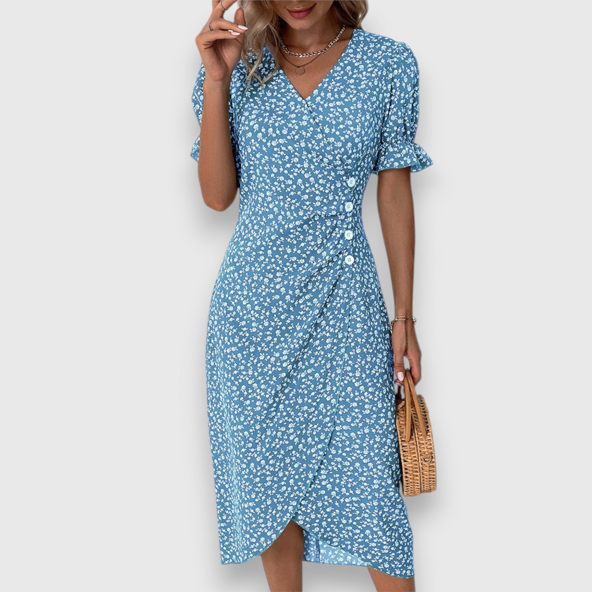 Tessina – Robe Florale Élégante