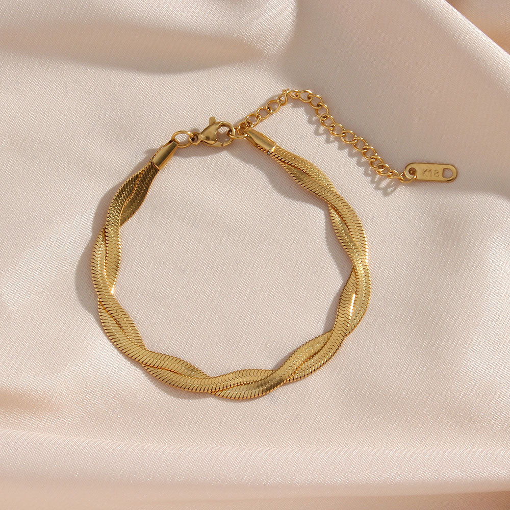 Madiorelle | Bracelet Torsadé en Or 18K