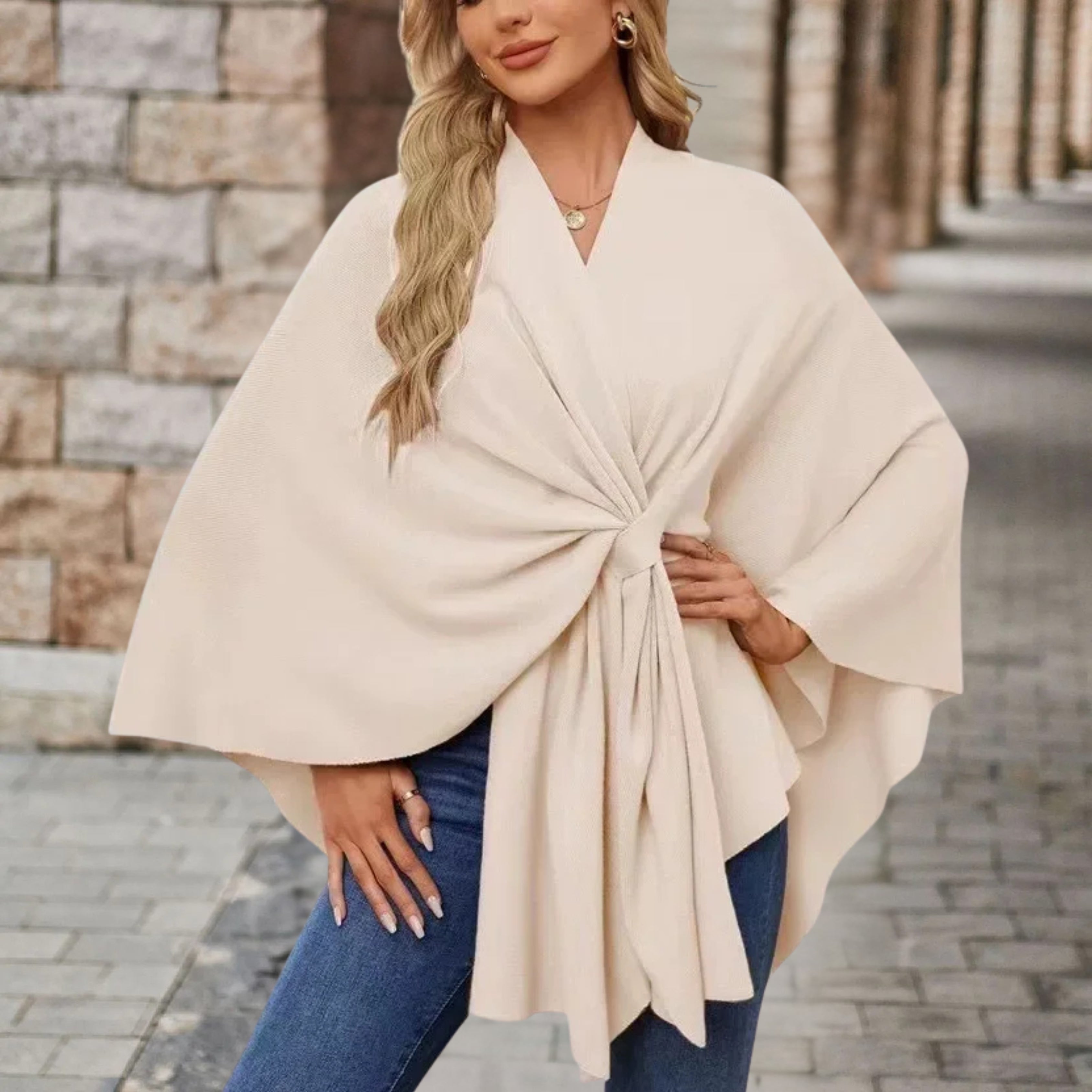 Silei | Pull Poncho Élégant