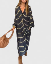 Amelie™ | Robe Maxi Rayée Élégante Boho