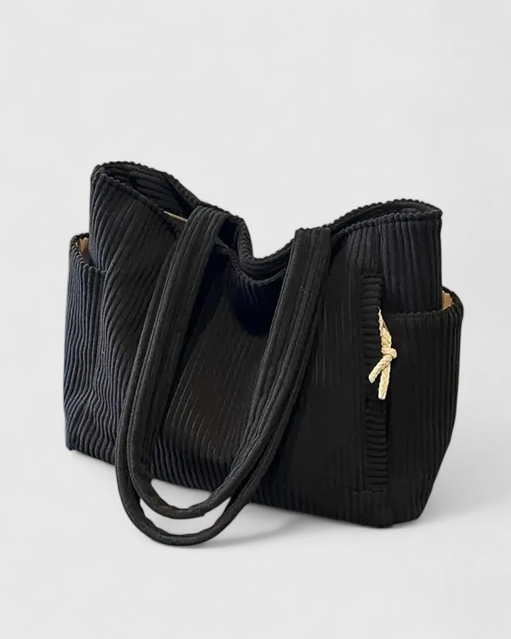 Liorane | Sac fourre-tout en ribbed luxueux avec détails en corde