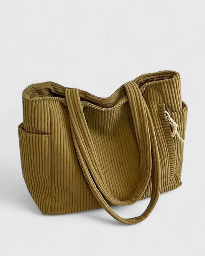 Liorane | Sac fourre-tout en ribbed luxueux avec détails en corde