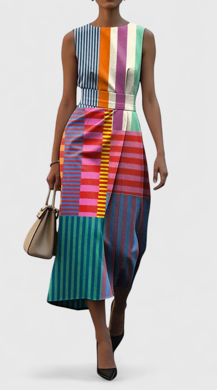 Lindsey | Robe Midi Élégante