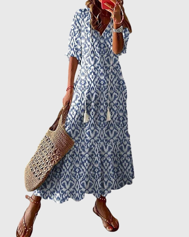 Amalia™ | Robe d'été vintage boho