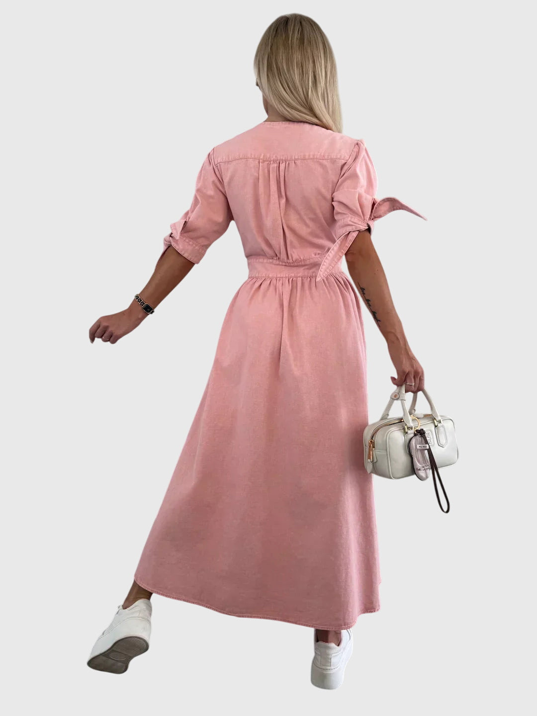 Sophia™ | Robe en Jean Élégante