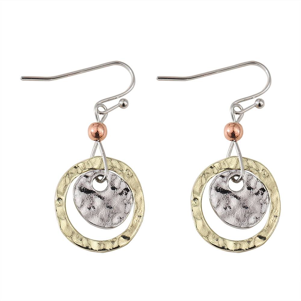 Boucles d'Oreilles Rondes Anciennes