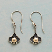 Boucles d'Oreilles en Perles de Trèfle Bohème