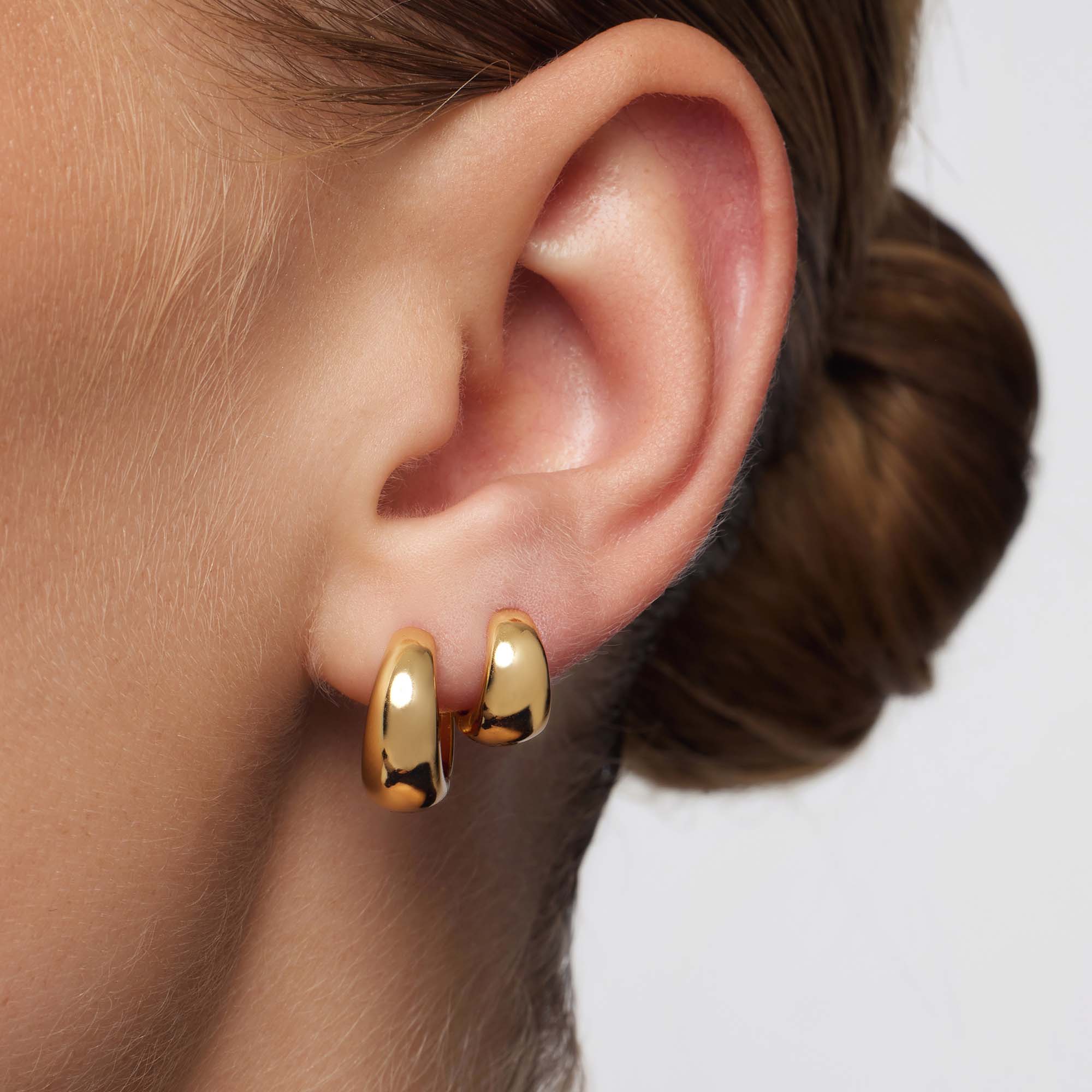 Rhaquellee | Boucles d'oreilles en or 14k