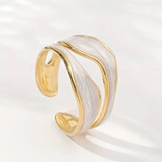 Bague en Or Blanc Antique