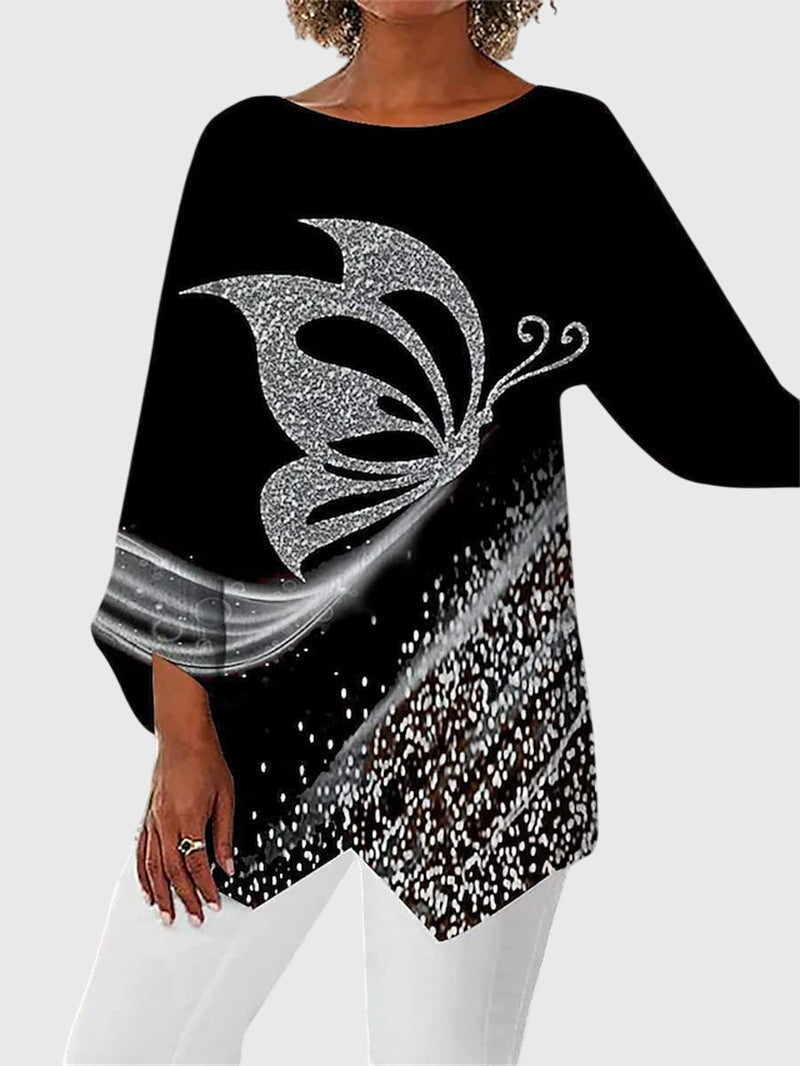 Alayah™ | Haut élégant à col rond