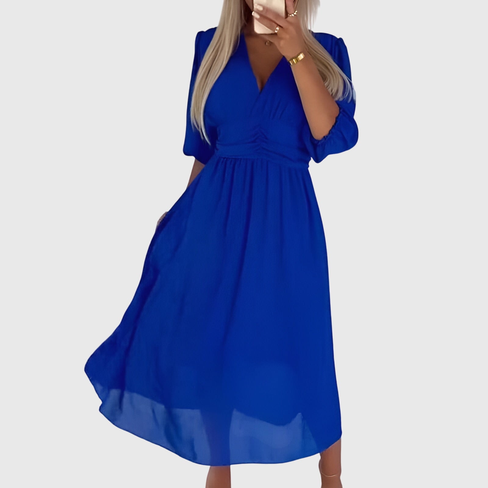 Chloe™ | Robe en Chiffon Soie Légère