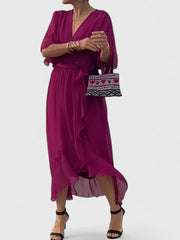 Nada | Robe Élégante Décolletée en V