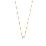 Ysavienna | Collier en Pierre Moissanite en Or 14k